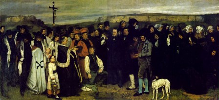 Courbet - Enterrement à Ornans - 1849
